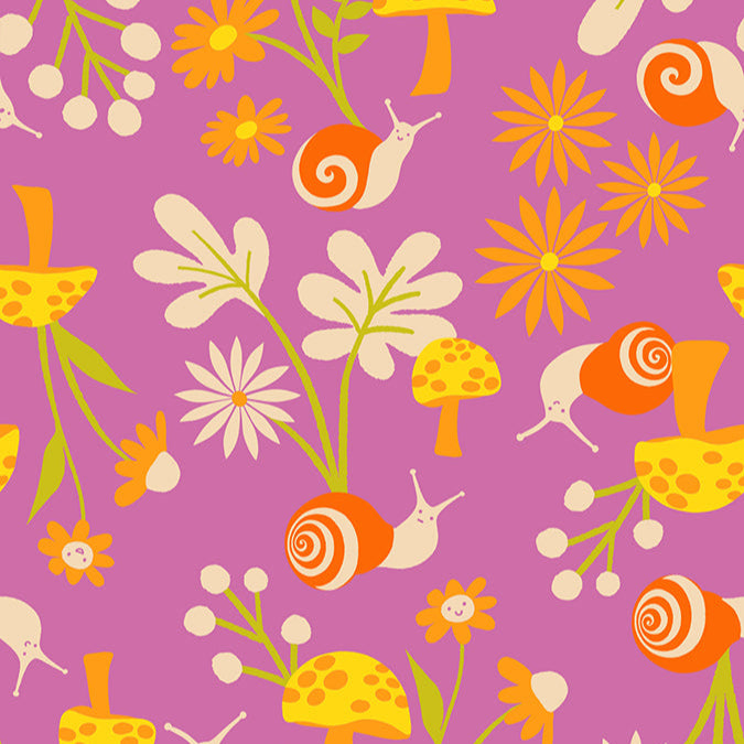 Snail Garden in Heliotrope | Animal Animal