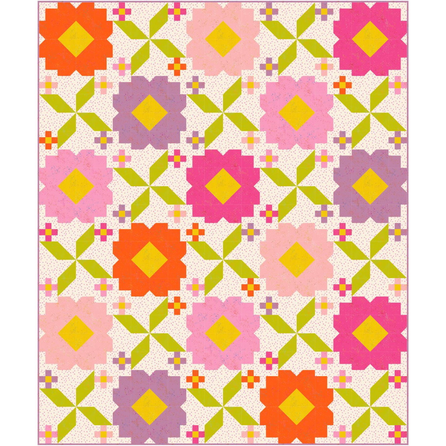 Fancy Flora | Throw Quilt Kit