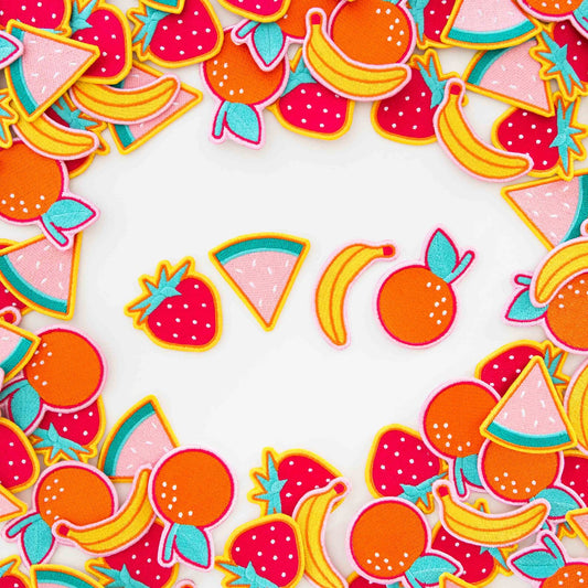 Summer Fruit | Embroidered Patches