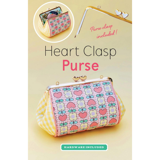 Heart Clasp Purse - Rose Gold | Pattern + Hardware