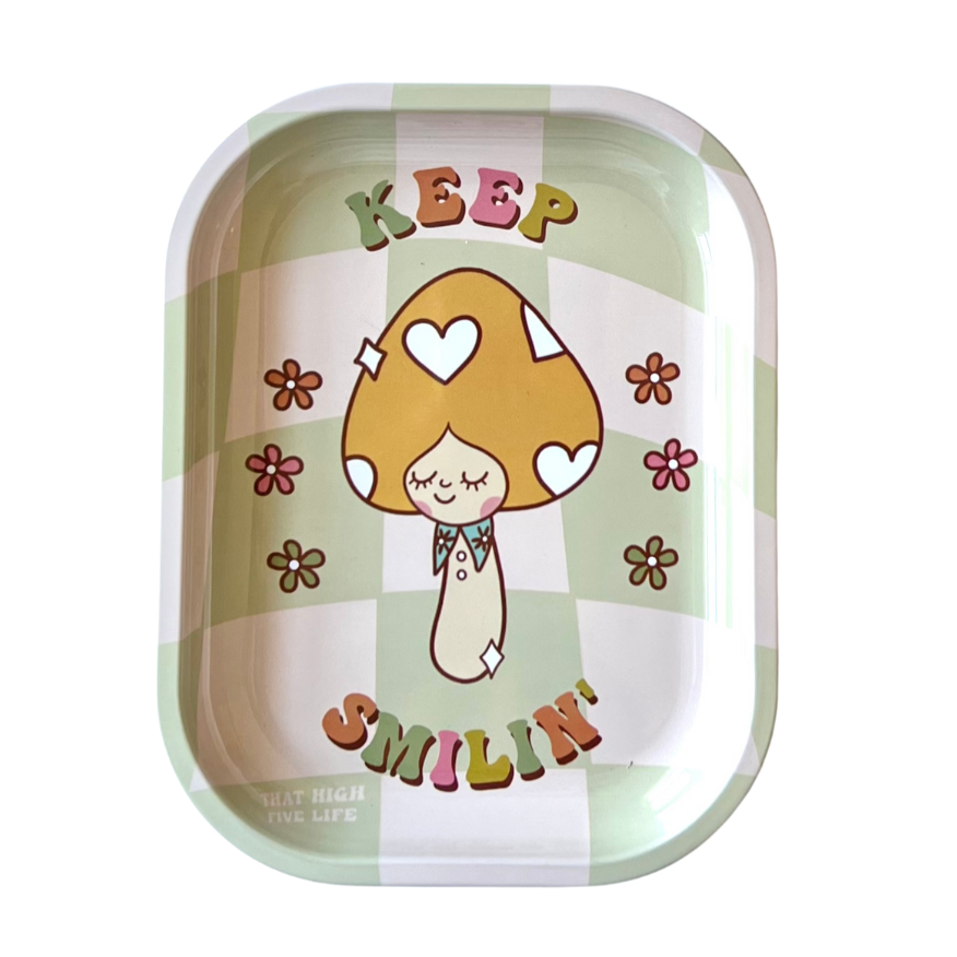 Keep Smilin' | Metal Tray